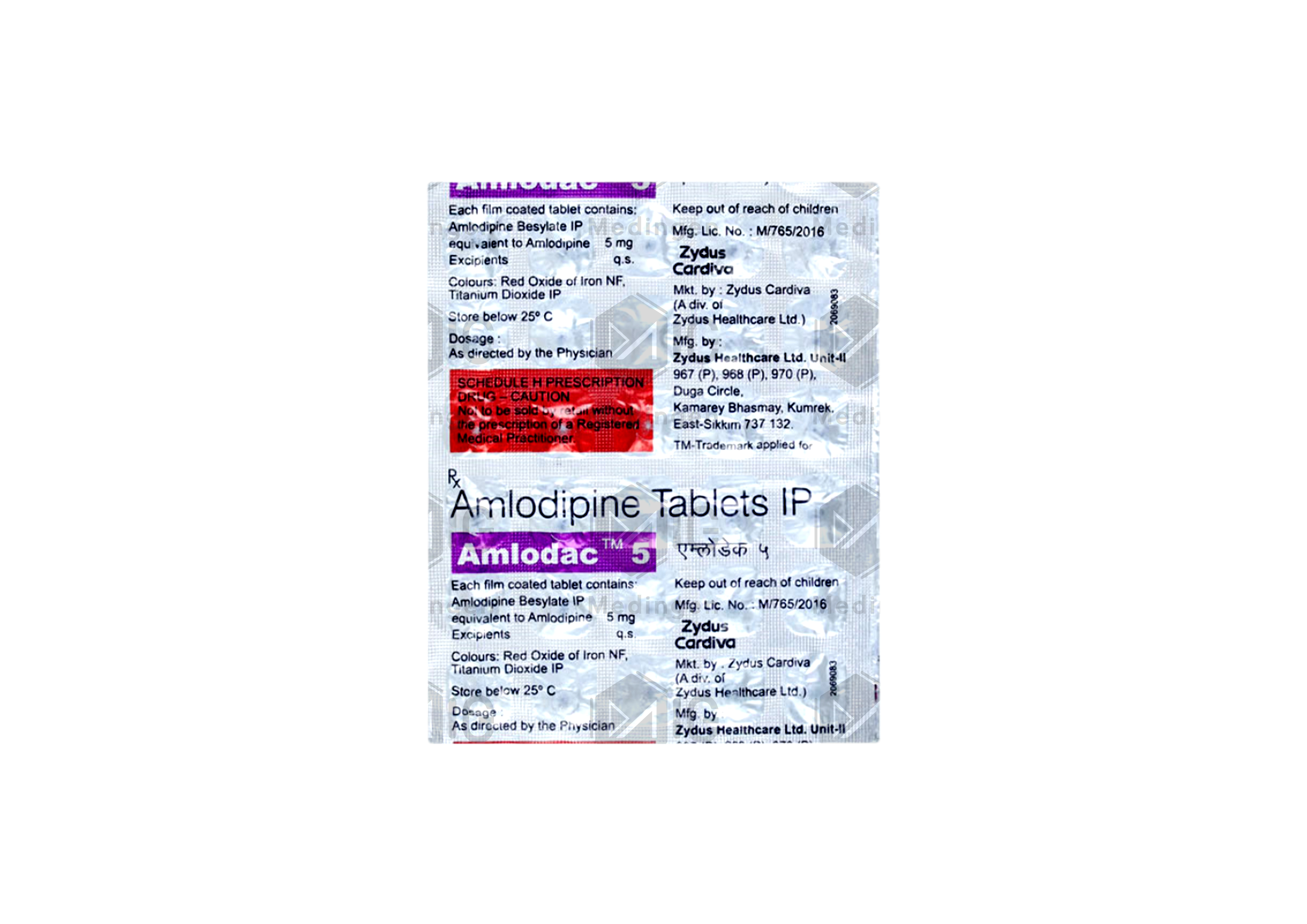 AMLODAC 5MG
